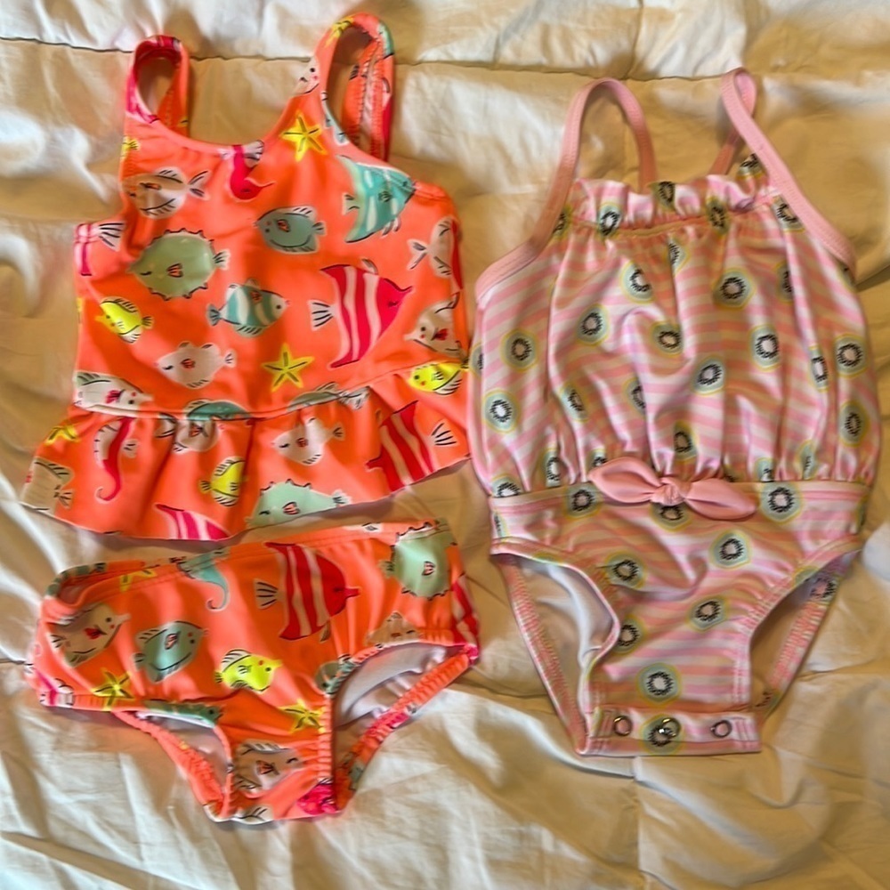 Bundle of Baby Girl Bathing Suits